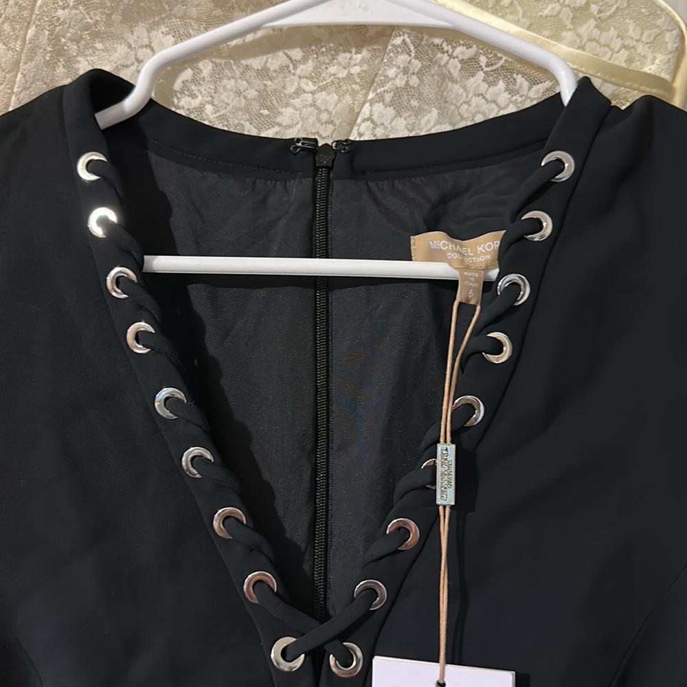 NWT MICHAEL KORS COLLECTION Designer Luxury DRESS SIZE 6 - Picture 11 of 16